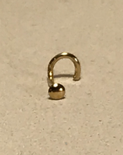 Load image into Gallery viewer, 14K Solid Gold Nose Ring
