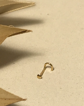 Load image into Gallery viewer, 14K Solid Gold Nose Ring