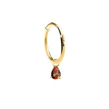 Load image into Gallery viewer, 14K Solid Yellow Gold Medium Color Changing Charm Single Earring