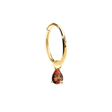 Load image into Gallery viewer, 14K Solid Yellow Gold Large Color Changing Charm Single Earring
