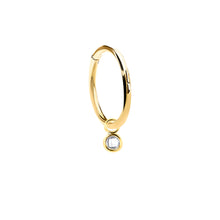 Load image into Gallery viewer, 14K Solid Yellow Gold Tiny Charm Single Earring