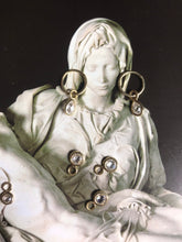 Load image into Gallery viewer, 14K Solid Yellow Gold Teardrop Charm Single Earring