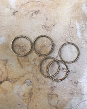 Load image into Gallery viewer, 14K Solid Yellow Gold Twist Ring