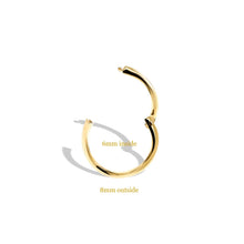 Load image into Gallery viewer, 14K Solid Yellow Gold 8mm Single Earring