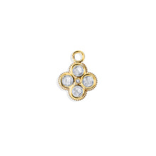 Load image into Gallery viewer, 14K Solid Yellow Gold Medium Clover Charm/Pendant
