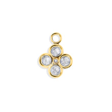 Load image into Gallery viewer, 14K Solid Yellow Gold Large Clover Charm/Pendant
