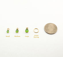 Load image into Gallery viewer, 14K Solid Yellow Gold Medium Color Changing Charm Single Earring