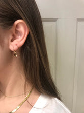 Load image into Gallery viewer, 14K Solid Yellow Gold Large Color Changing Charm Single Earring