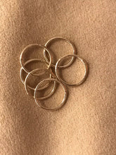 Load image into Gallery viewer, 14K Solid Yellow Gold Small Hoops