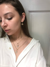 Load image into Gallery viewer, 14K Solid Yellow Gold Large Clover Charm/Pendant