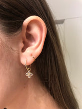 Load image into Gallery viewer, 14K Solid Yellow Gold Small Clover Charm/Pendant