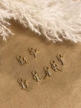 Load image into Gallery viewer, 14K Solid Yellow Gold Initial/Letter "Y" Charm/Pendant