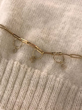 Load image into Gallery viewer, 14K Solid Yellow Gold Initial "U" Charm Earring