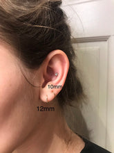 Load image into Gallery viewer, 14K Solid Yellow Gold 12mm Single Clicker Hoop Earring