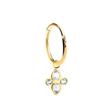 Load image into Gallery viewer, 14K Solid Yellow Gold Charm Single Earring