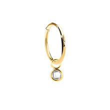 Load image into Gallery viewer, 14K Solid Yellow Gold Medium Charm Single Earring