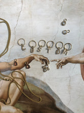 Load image into Gallery viewer, Custom 14K Solid Yellow Gold Name Initial Charms, Necklace, Earring