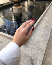 Load image into Gallery viewer, 14K Solid Yellow Gold Twist Ring