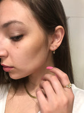 Load image into Gallery viewer, 14K Solid Yellow Gold Tiny Charm Single Earring