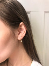 Load image into Gallery viewer, 14K Solid Yellow Gold Small Charm Single Earring