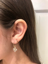 Load image into Gallery viewer, 14K Solid Yellow Gold Large Clover Charm/Pendant