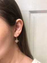 Load image into Gallery viewer, 14K Solid Yellow Gold Large Clover Charm/Pendant