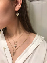 Load image into Gallery viewer, 14K Solid Yellow Gold Small Clover Charm/Pendant