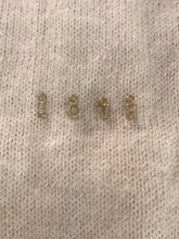 Load image into Gallery viewer, 14K Solid Yellow Gold Initial "U" Charm