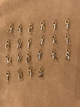 Load image into Gallery viewer, 14K Solid Yellow Gold Initial/Letter "M" Charm/Pendant