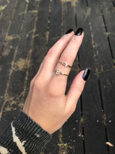 Load image into Gallery viewer, 14K Solid Gold Initial "Y" Ring