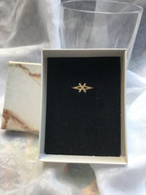 Load image into Gallery viewer, 14K Solid Gold Initial "X" Ring