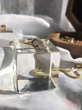 Load image into Gallery viewer, 14K Solid Gold Initial "Q" Ring