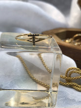 Load image into Gallery viewer, 14K Solid Gold Initial "T" Ring