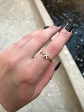 Load image into Gallery viewer, 14K Solid Gold Initial "X" Ring
