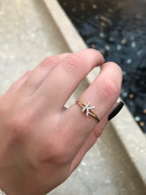 Load image into Gallery viewer, 14K Solid Gold Initial "K" Ring