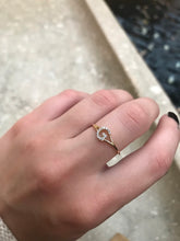 Load image into Gallery viewer, 14K Solid Gold Initial "G" Ring