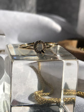 Load image into Gallery viewer, 14K Solid Gold Initial "Q" Ring