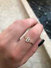 Load image into Gallery viewer, 14K Solid Gold Initial "B" Ring