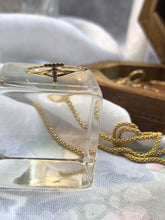 Load image into Gallery viewer, 14K Solid Gold Initial "T" Ring