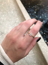 Load image into Gallery viewer, 14K Solid Gold Initial "B" Ring