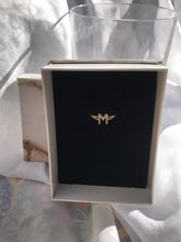Load image into Gallery viewer, 14K Solid Gold Initial "M" Ring