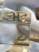 Load image into Gallery viewer, 14K Solid Gold Initial "H" Ring