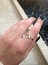 Load image into Gallery viewer, 14K Solid Gold Initial "K" Ring