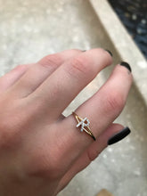 Load image into Gallery viewer, 14K Solid Gold Initial "R" Ring