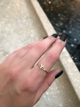 Load image into Gallery viewer, 14K Solid Gold Initial "Y" Ring