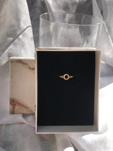 Load image into Gallery viewer, 14K Solid Gold Initial "O" Ring