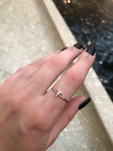 Load image into Gallery viewer, 14K Solid Gold Initial "Y" Ring