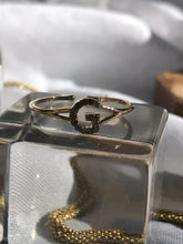 Load image into Gallery viewer, 14K Solid Gold Initial "G" Ring
