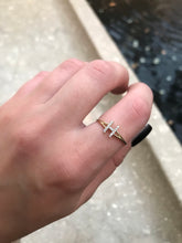 Load image into Gallery viewer, 14K Solid Gold Initial "H" Ring