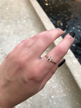 Load image into Gallery viewer, 14K Solid Gold Initial "H" Ring